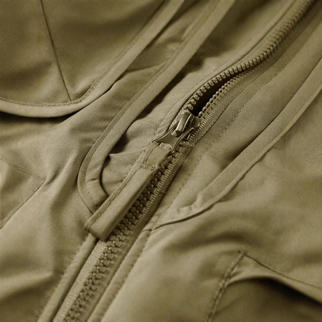 Herren Outdoor-Multitaschenweste mit Schnellzugriffstaschen und Stehkragen Drune