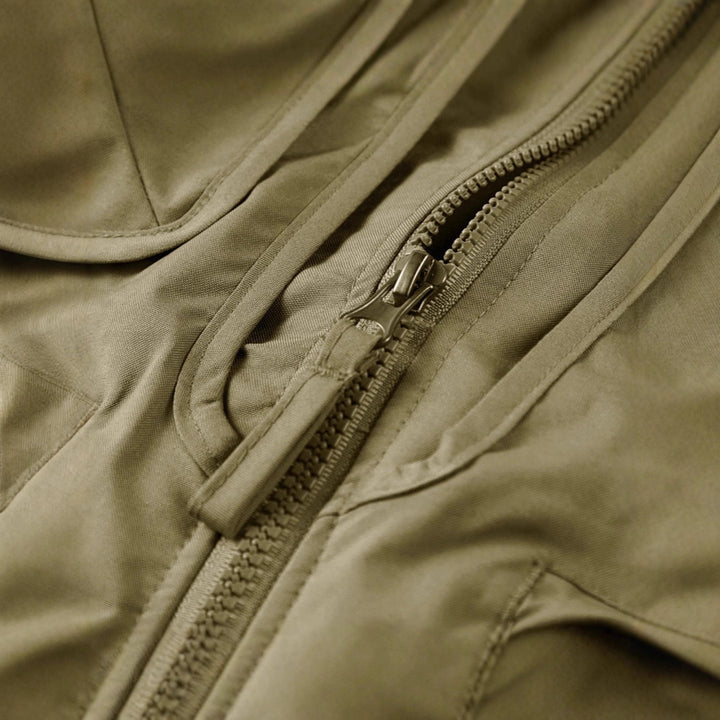Herren Outdoor-Multitaschenweste mit Schnellzugriffstaschen und Stehkragen Drune