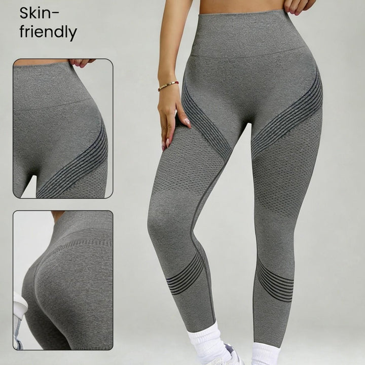 Damen Sportliche Leggings mit hoher Taille Drune