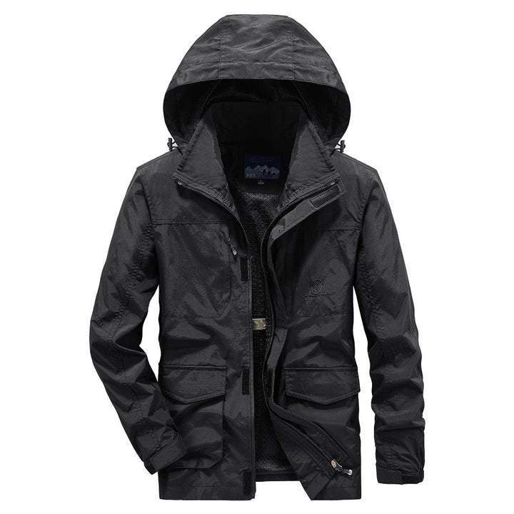 Herren Robuste Wetterjacke mit praktischen Taschen Drune