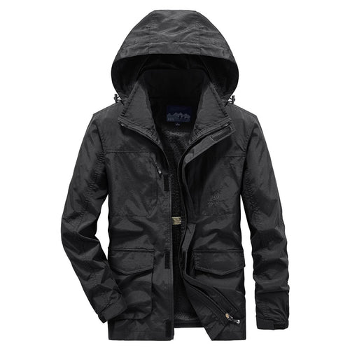 Herren Robuste Wetterjacke mit praktischen Taschen Drune