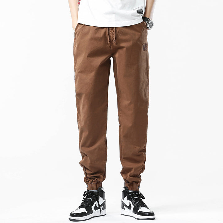 Herren Utility-Joggerhose mit Tunnelzug, elastischen Knöchelbündchen und entspanntem Schnitt Drune