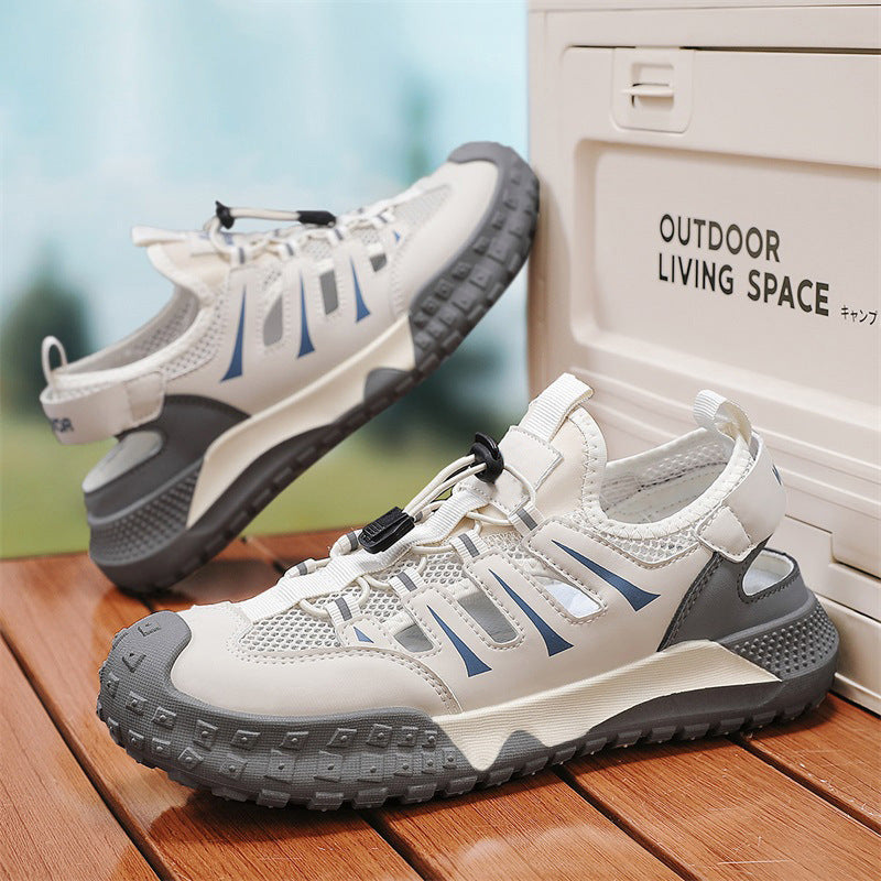 Herren Outdoor-Sandalen mit atmungsaktiven Mesh-Einsätzen und rutschfester Sohle Drune