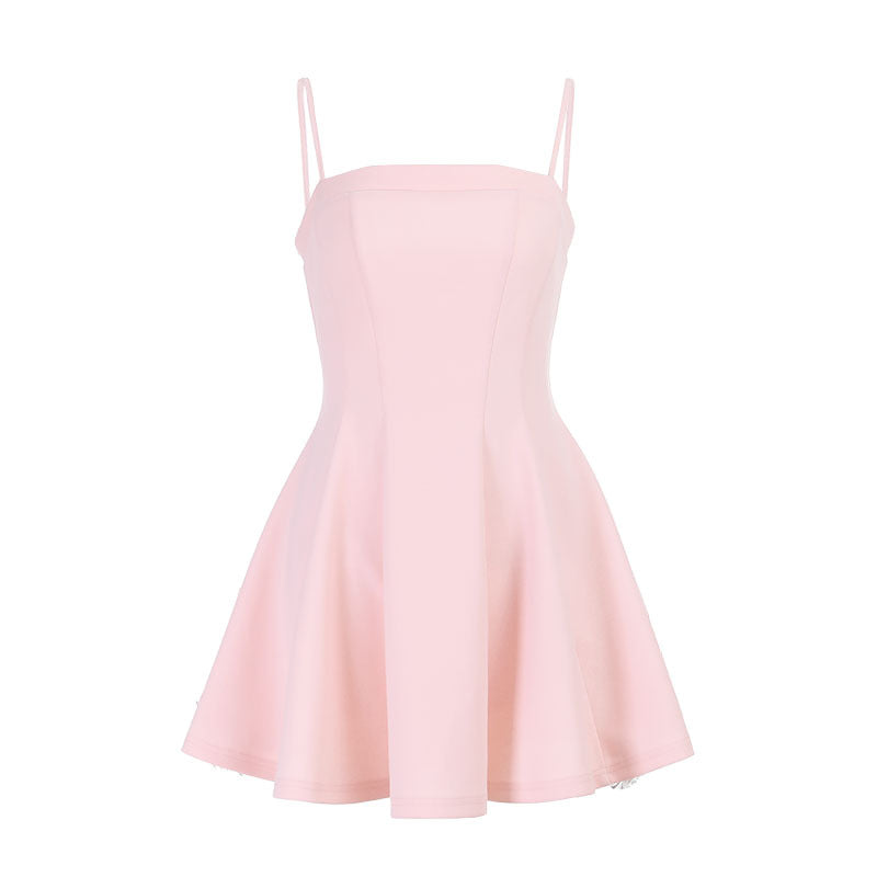 Damen Tailliertes Abendkleid mit schwingendem Rock Drune