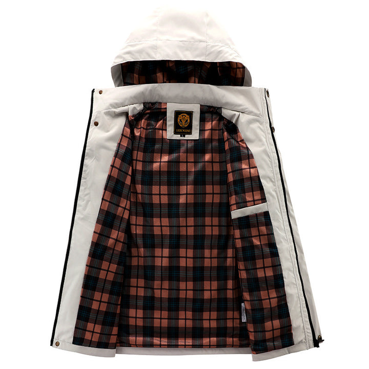 Herren Wasserfeste Outdoor-Jacke mit mehreren Taschen Drune