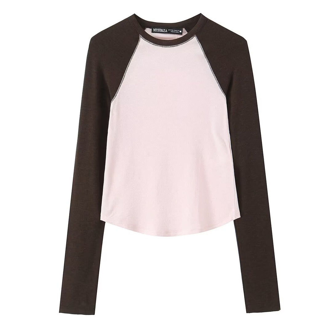 Damen Langarm-Raglanshirt aus weichem Jersey mit leicht tailliertem Schnitt Drune
