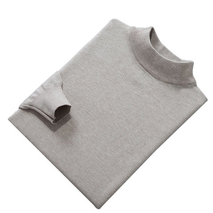 Herren Feiner Mockneck-Pullover aus hochwertigem Feinstrick mit gerippten Abschlüssen Drune