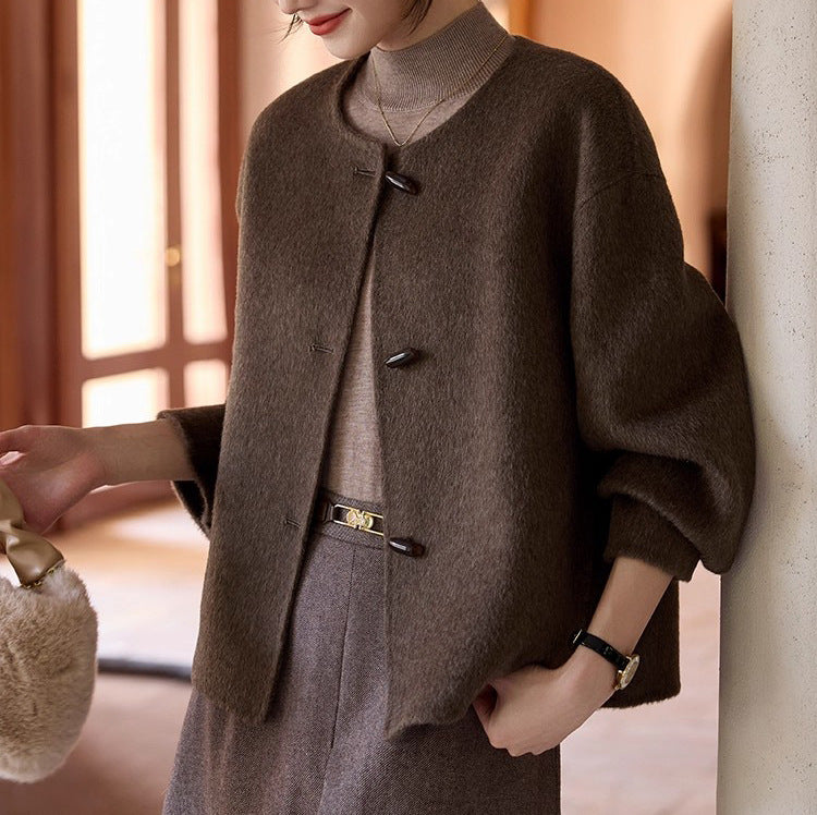 Damen Modische und elegante Strickjacke Drune