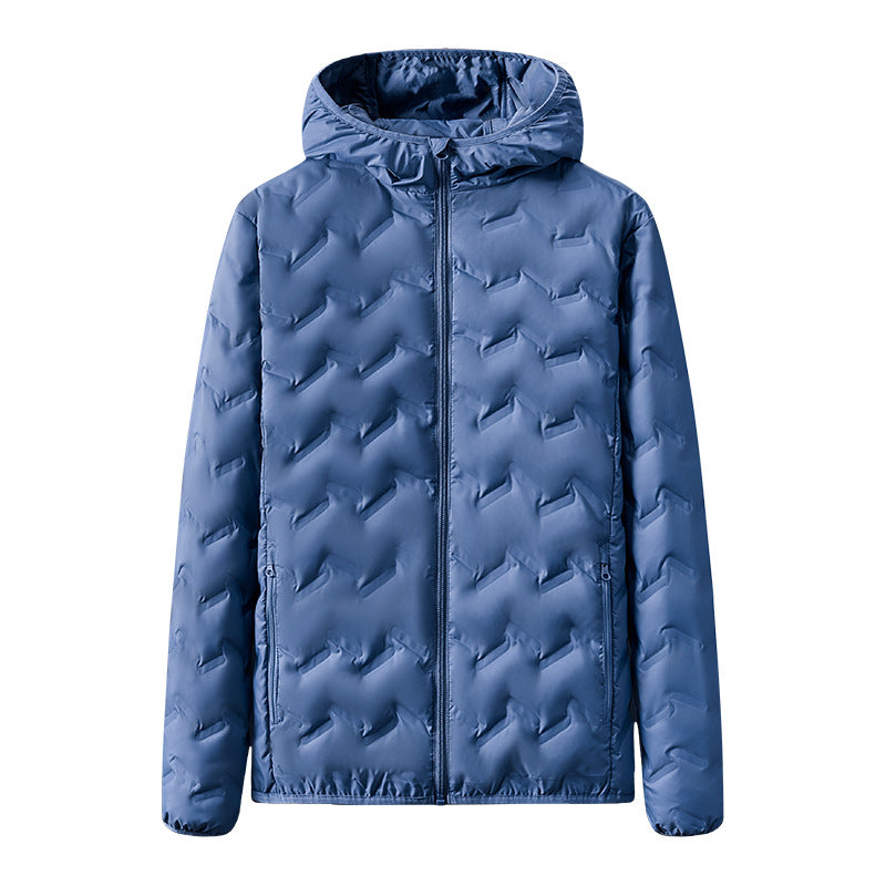 Herren Ultraleichte Kassetten-Steppjacke mit Kapuze und Kompaktfüllung Drune