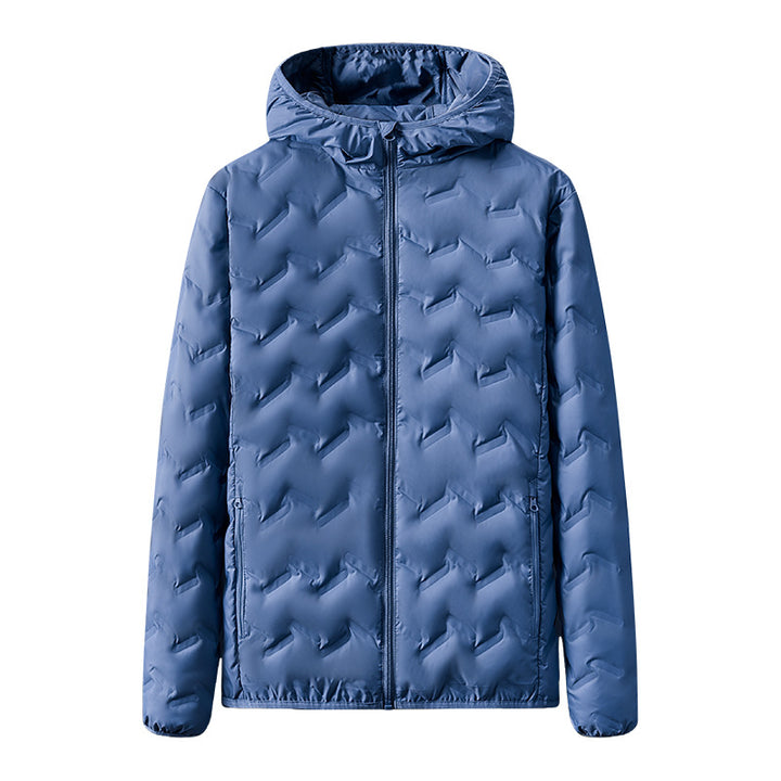 Herren Ultraleichte Kassetten-Steppjacke mit Kapuze und Kompaktfüllung Drune