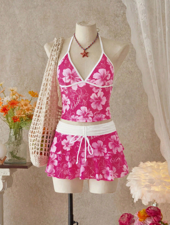 Damen Bikini-Set mit Rock Drune