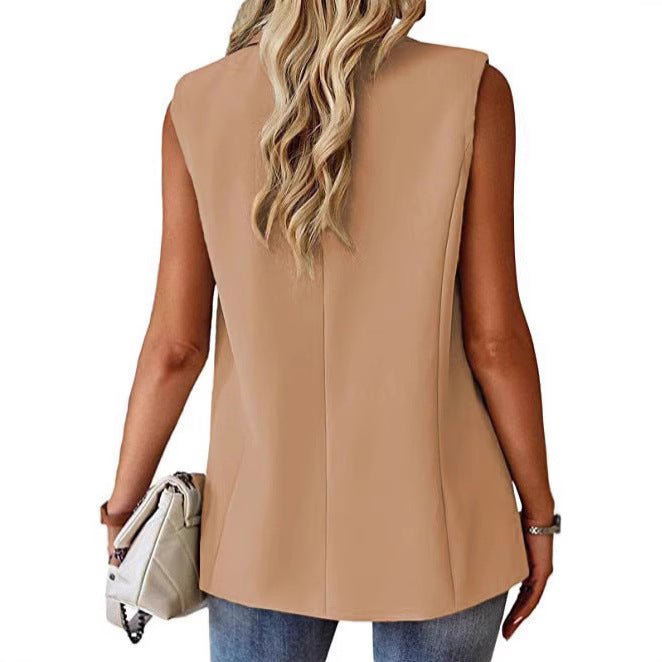 Damen Stylischer Blazer-Weste Drune