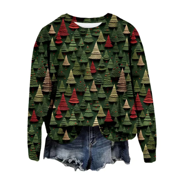 Damen Verspielter Weihnachts-Pullover Drune