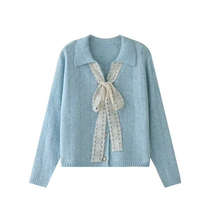 Damen Kaschmirpullover mit Spitzendetails und lässigem Schnitt Drune