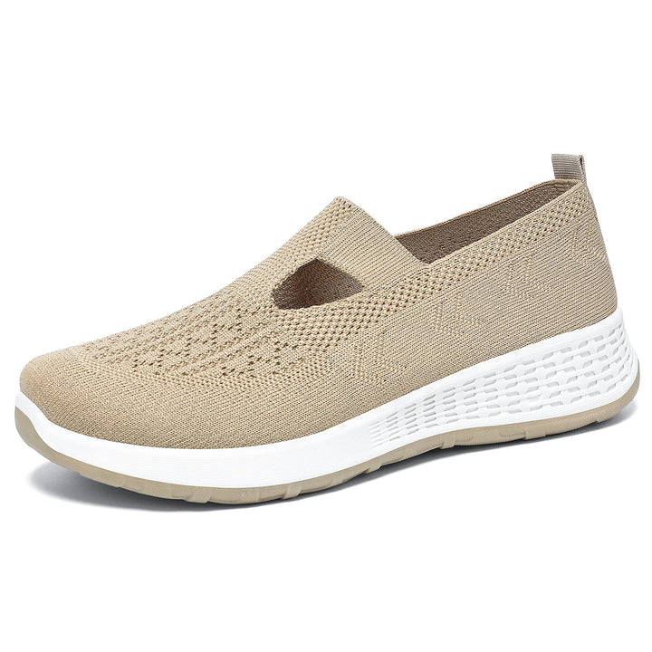 Damen Komfortable Slip-On Sneakers mit innovativer Mesh-Oberfläche Drune