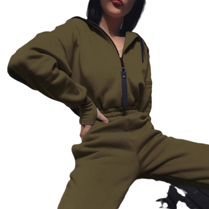 Damen Sportanzug mit stylischen Details und elastischem Bund Drune