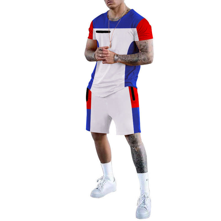 Herren Sportliches Freizeit-Set mit atmungsaktivem Design und praktischen Taschen Drune