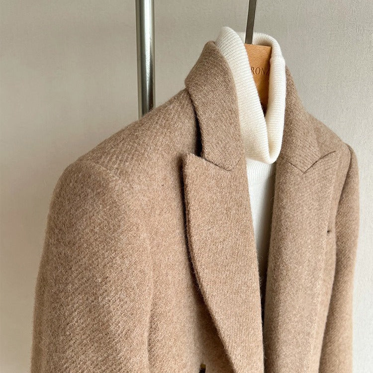 Damen Modischer Wollblazer mit elegantem Schnitt Drune