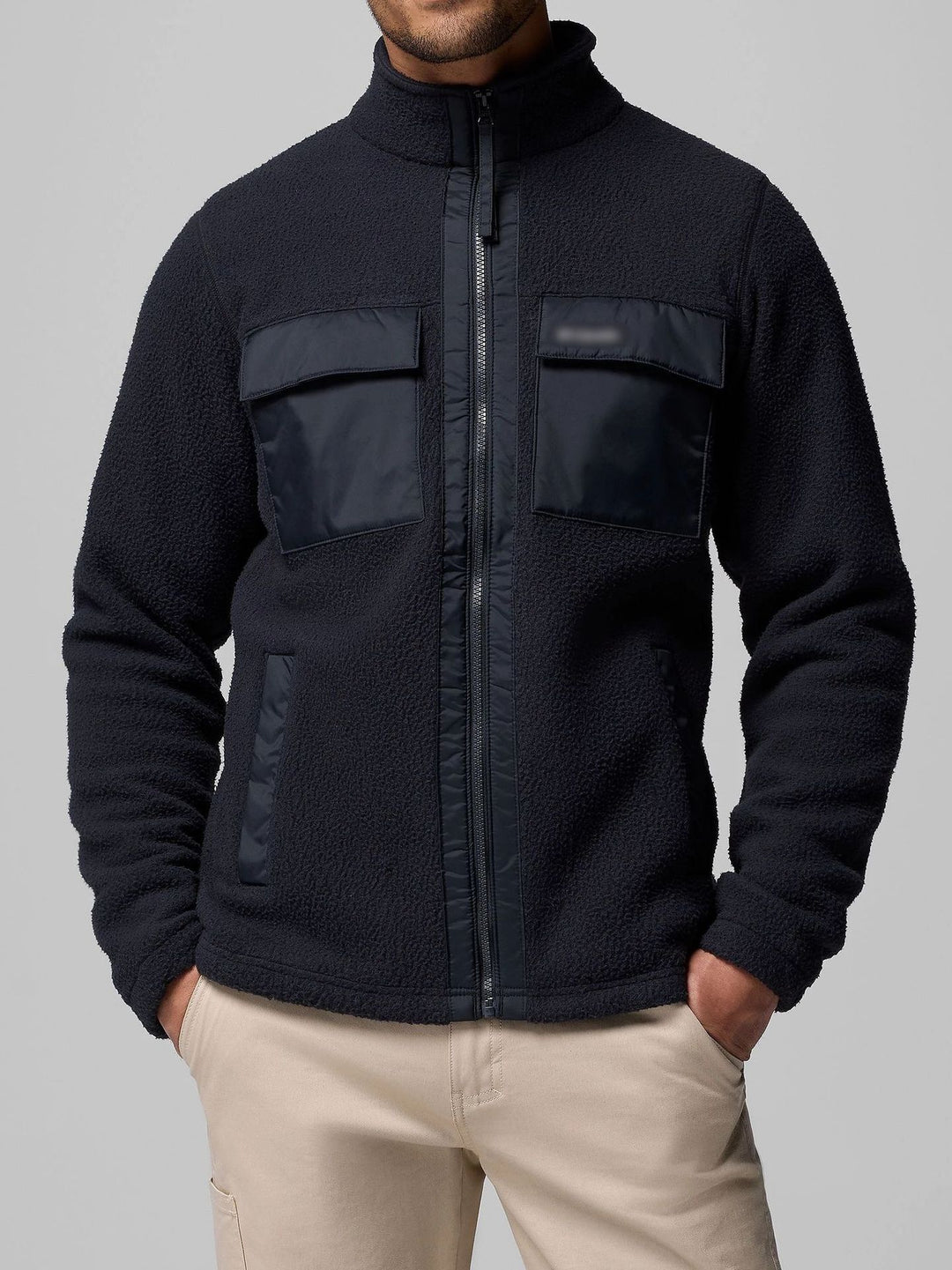 Herren Fleecejacke mit praktischen Taschen