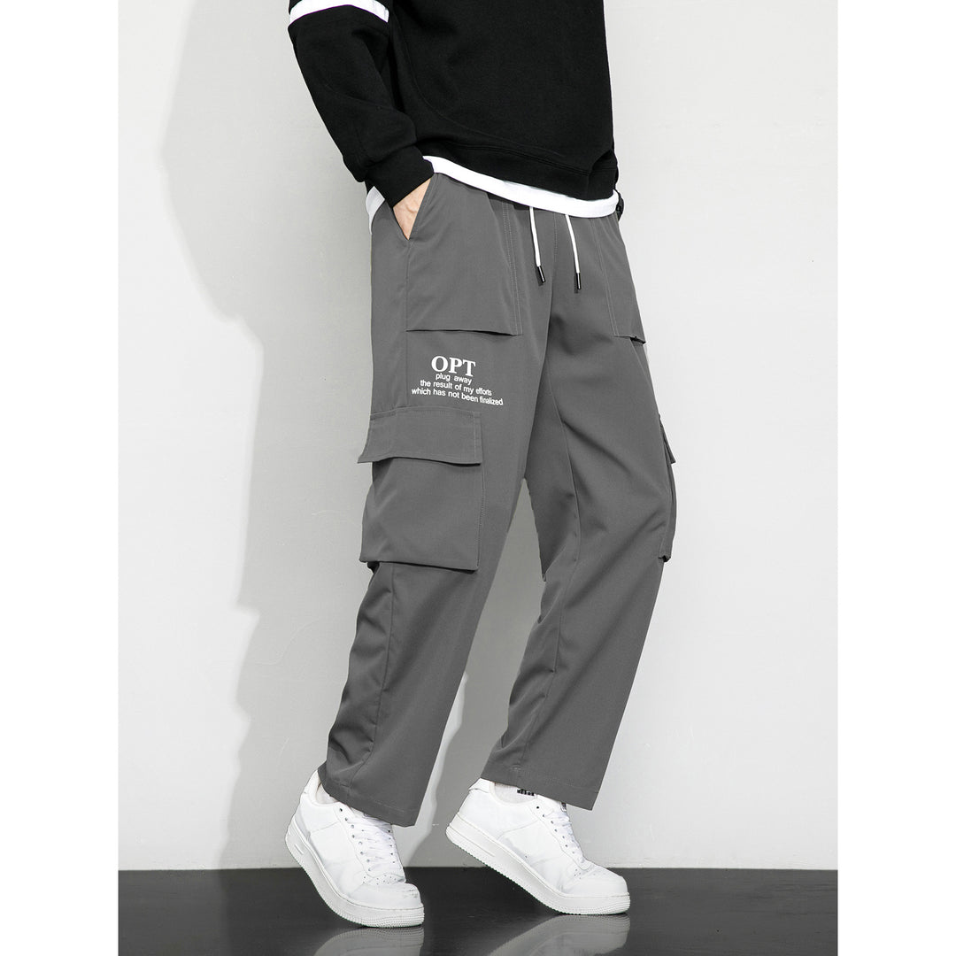 Herren Cargo-Hose mit praktischen Taschen und elastischem Bund Drune