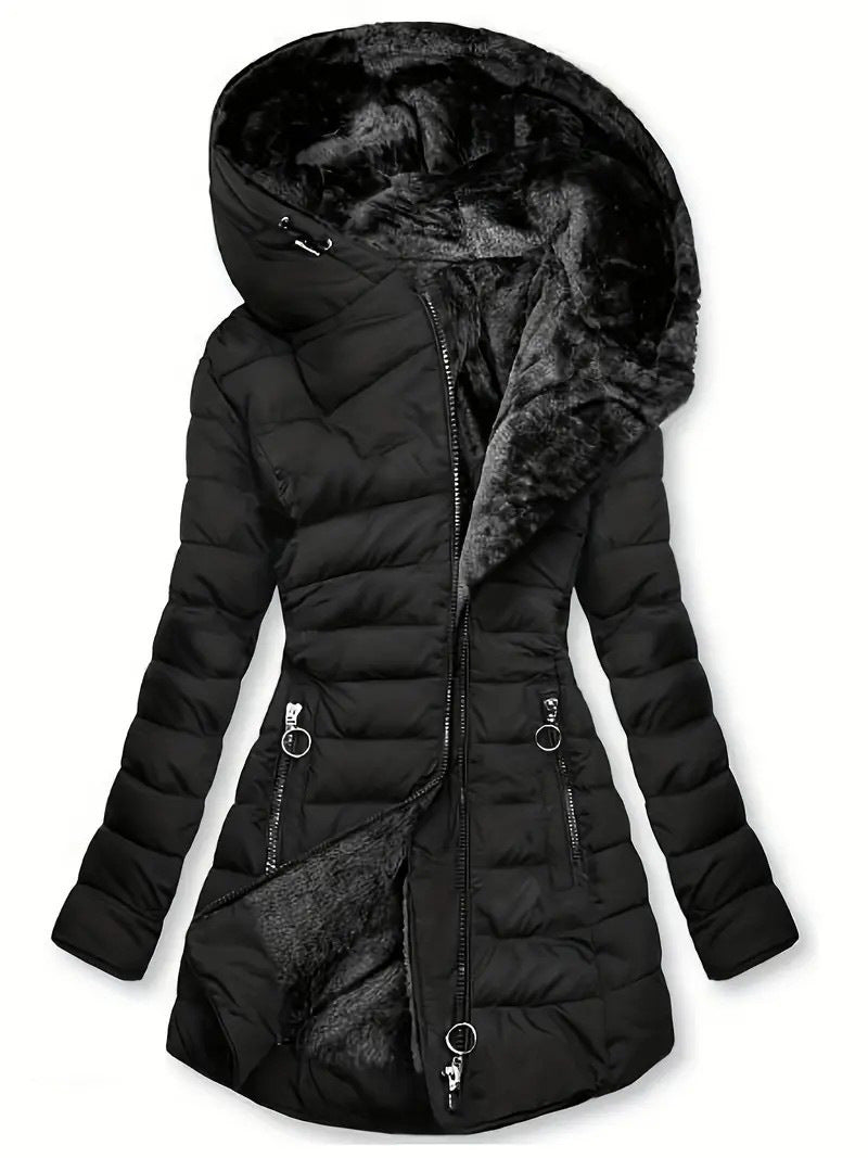 Damen Langzeit-Winterjacke mit weichem Innenfutter Drune