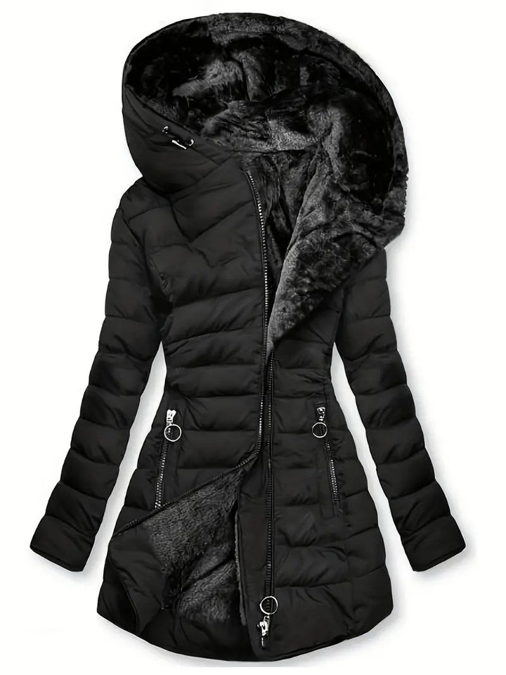 Damen Langzeit-Winterjacke mit weichem Innenfutter Drune