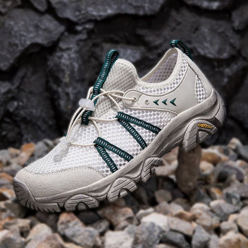 Herren atmungsaktive Trekking‑Trail‑Sneaker mit Quick‑Lace und griffiger Offroad‑Sohle Drune