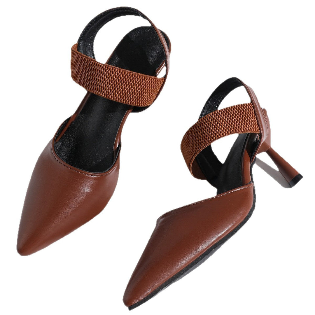 Damen Slingback Pumps mit elastischem Einsatz und elegantem Stiletto Absatz Drune