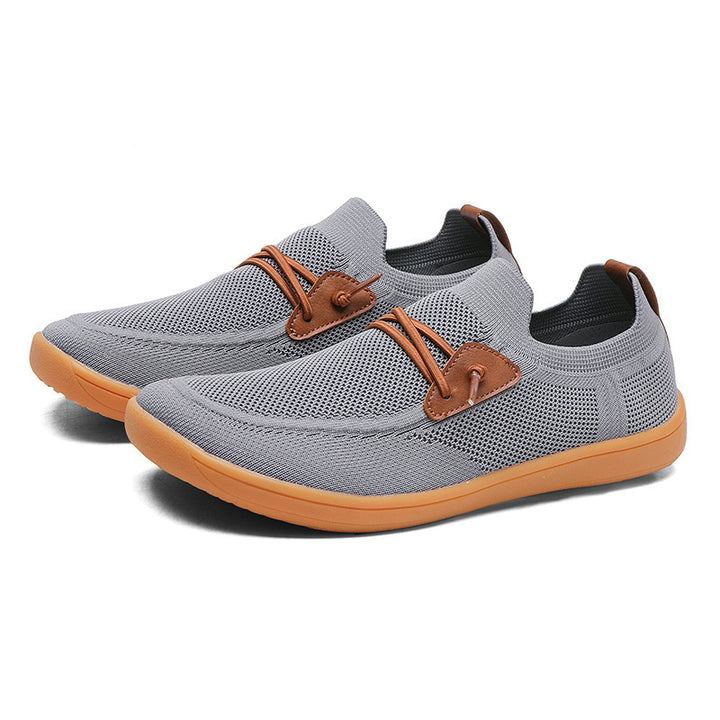 Herren nan atmungsaktiver Strick-Schlupfsneaker mit elastischem Einstieg und dämpfender Leichtsohle Drune