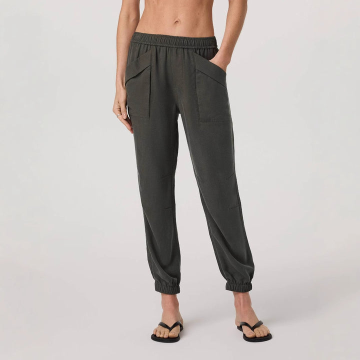 Damen lässige Freizeithose mit seitlichen Taschen Drune