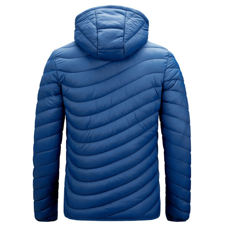 Drune | Gesteppte leichte Herrenjacke mit Kapuze
