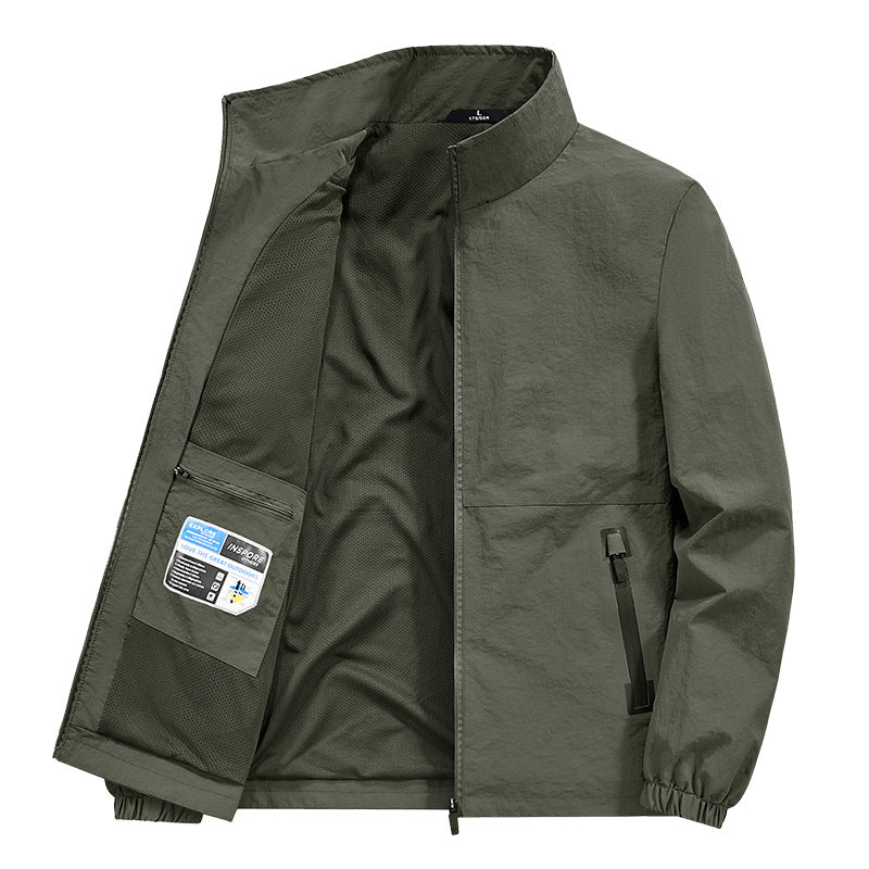 Herren Leichte und atmungsaktive Outdoorjacke Drune