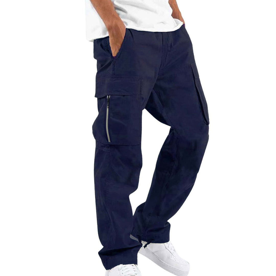 Herren robuste Cargo-Jeans mit seitlichen Reißverschlusstaschen Drune