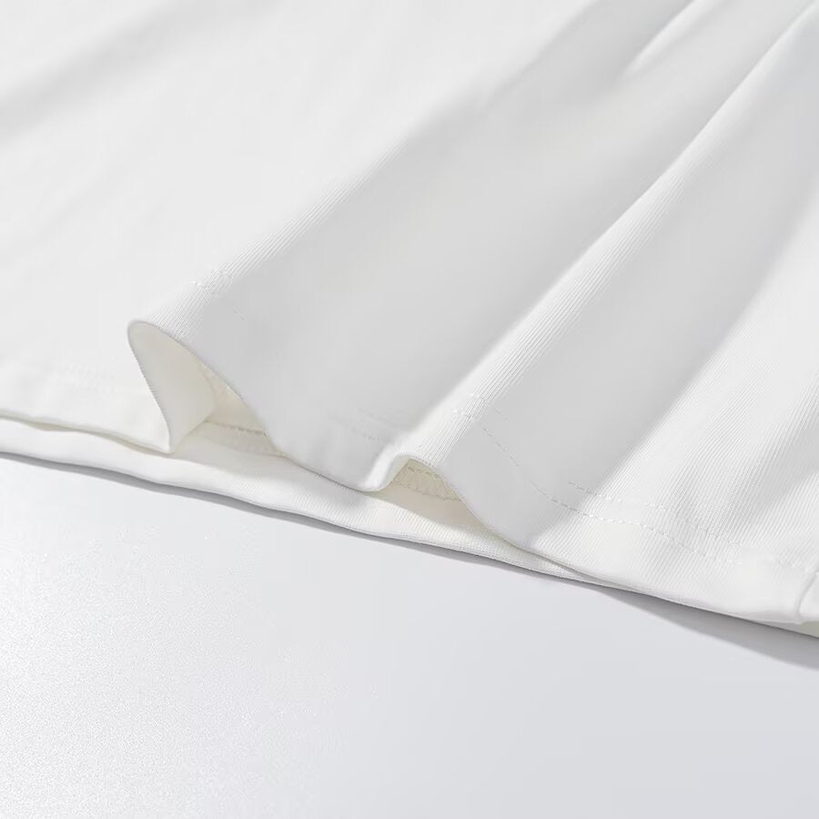 Unisex Oversize T-Shirt mit Rundhalsausschnitt und überschnittenen Schultern Drune