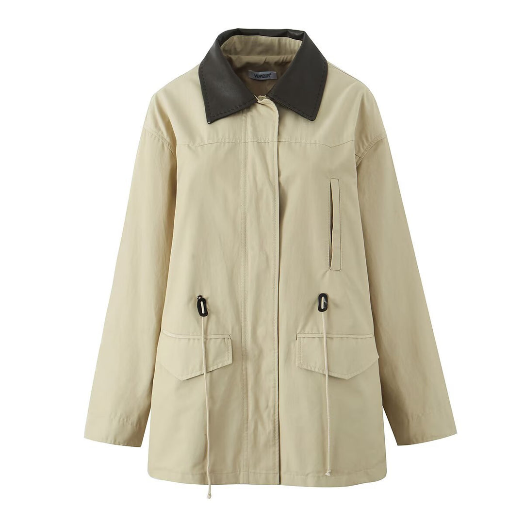 Damen Übergangsjacke mit praktischem Kordelzug Drune