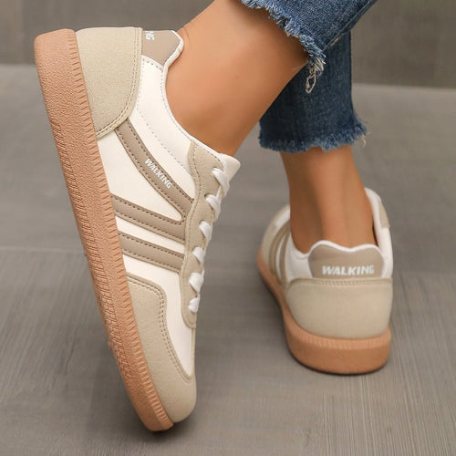 Damen Mary-Jane-Sneaker mit Klettverschluss und gepolstertem Komfortfußbett Drune