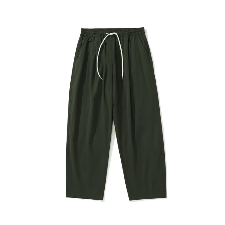 Damen Cropped-Komforthose mit elastischem Bund und Tunnelzug Drune