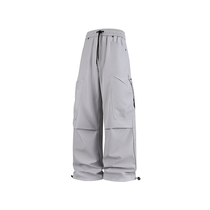 Herren Extraweite Utility-Cargohose im Joggerstil mit Tunnelzugbund und verstellbaren Beinabschlüssen Drune