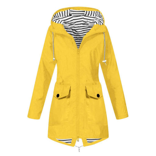 Damen Funktionsjacke mit verstellbarer Kapuze und praktischen Taschen Drune