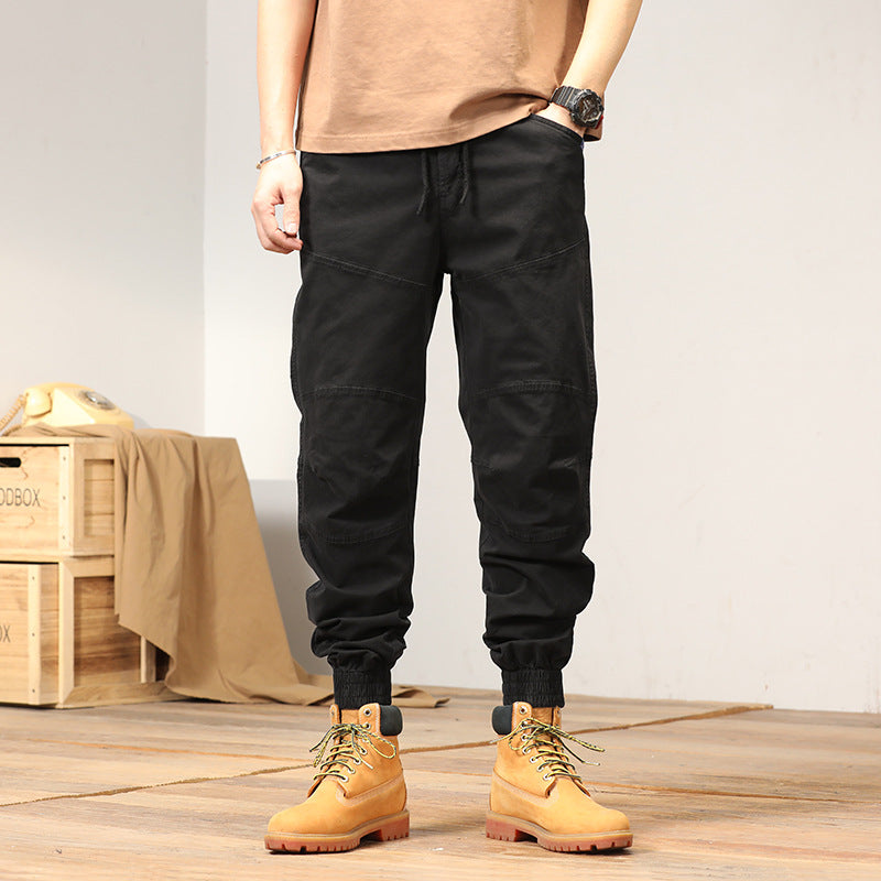 Herren Maskulin-Workwear Trekking-Joggerhose mit verstärkten Kniepatches und elastischem Saum Drune