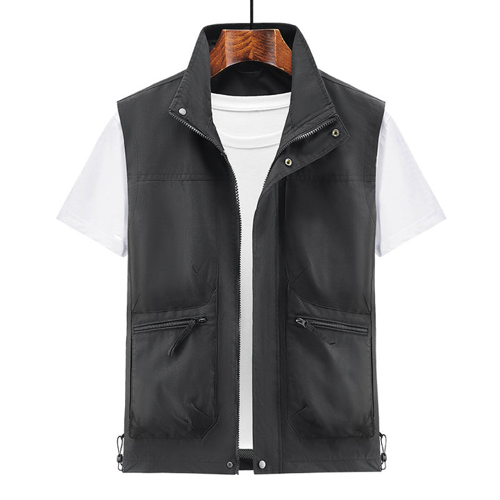 Herren Multifunktionale Outdoor-Jacke mit hohem Kragen Drune