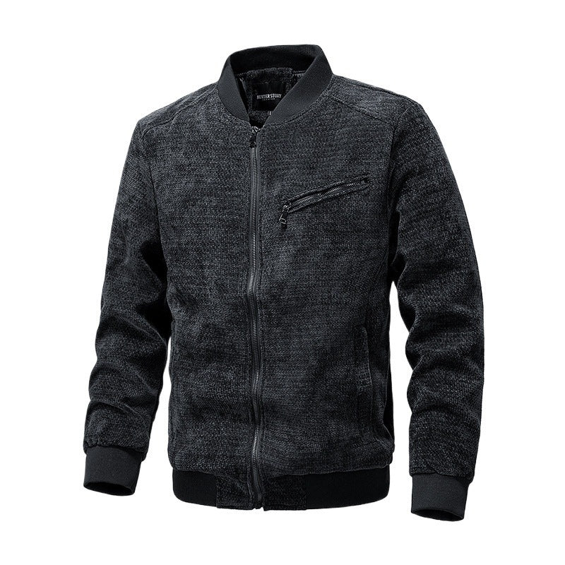 Herren Stylische und lässige Fleecejacke Drune