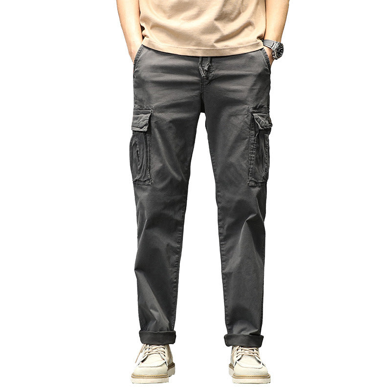 Herren Urbaner Ripstop-Cargo-Jogger mit elastischem Komfortbund und Mehrfach‑Klappentaschen Drune