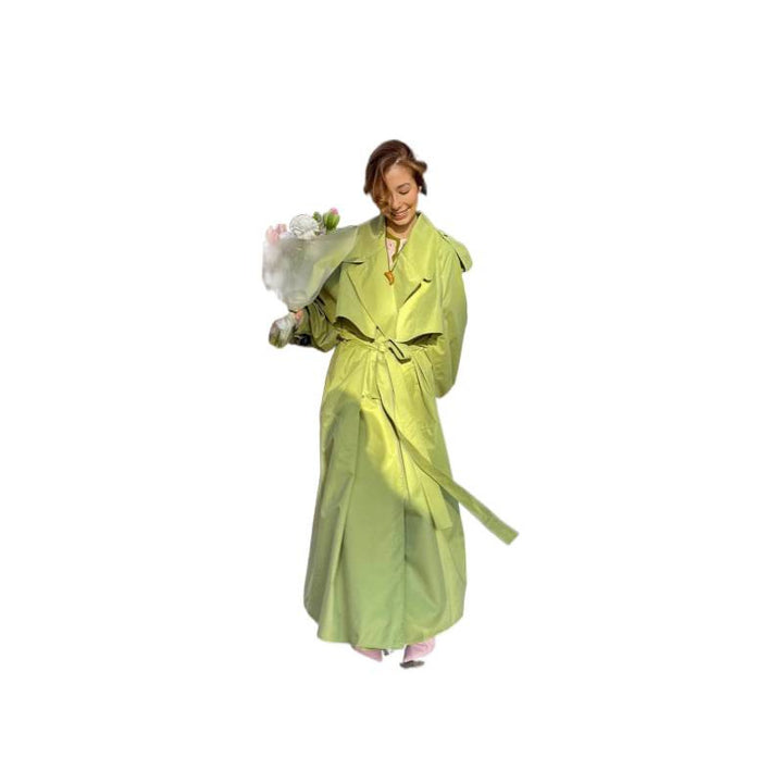 Damen Oversized Trenchcoat mit voluminösen Ärmeln Drune