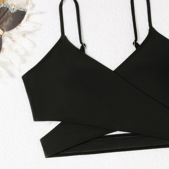 Damen Triangel-Bikini mit elegantem Wickelrock Drune