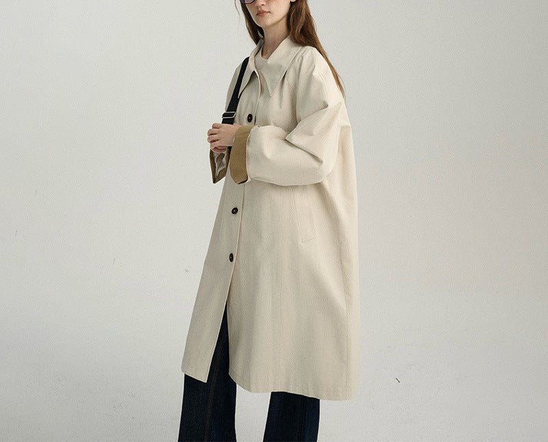 Damen Übergroßer City-Trenchcoat Drune