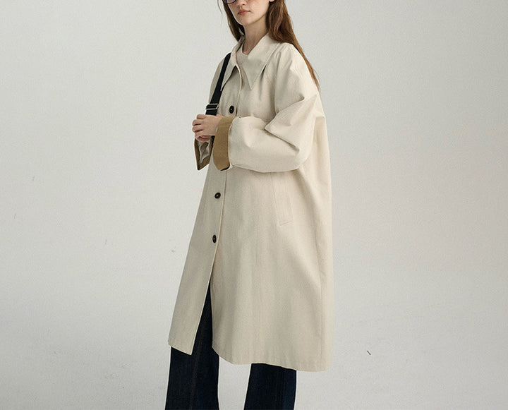 Damen Übergroßer City-Trenchcoat Drune