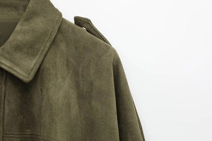 Drune | Übergrößen Wildlederjacke