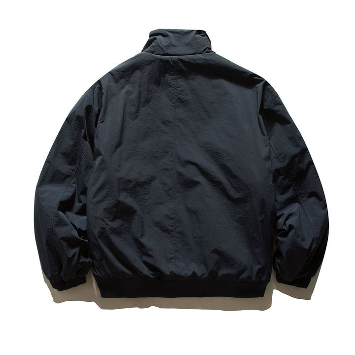 Herren Kurz geschnittene Thermo‑Blousonjacke mit hochgeschlossenem Sherpa‑Kragen Drune