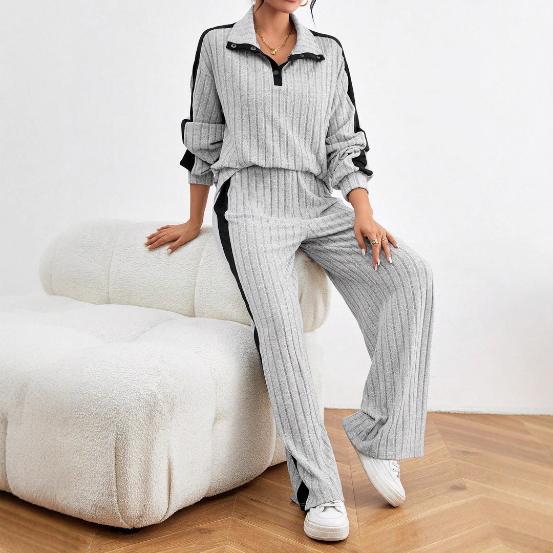 Damen Freizeit-Set mit sportlichen Akzenten und elegantem Stretchmaterial Drune